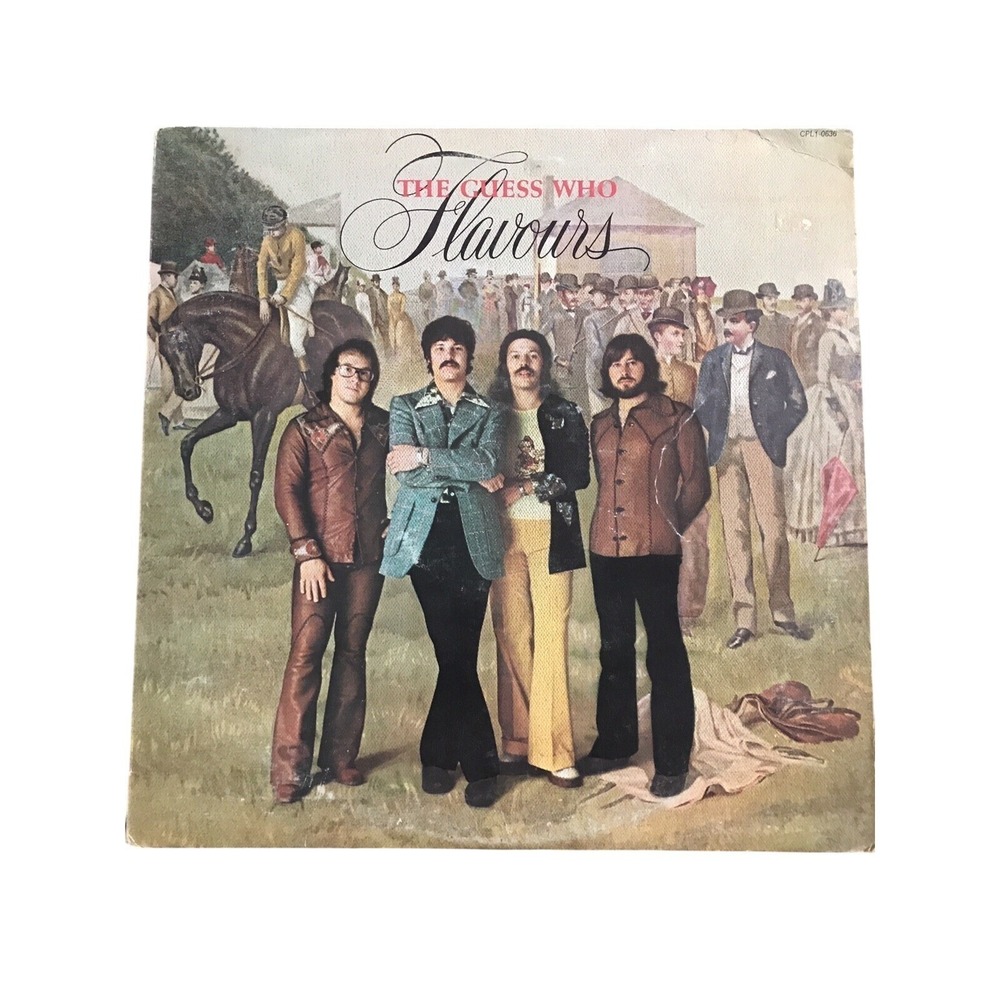 The Guess Who Flavours Vinyl LP 1975 RCA CPL1-0636‎ Classic Rock Burton Cummings